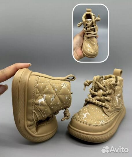 Ботинки осень/весна детские 17размер