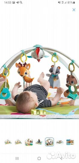 Развивающийся коврик tiny love