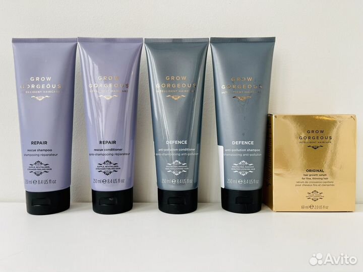 Grow gorgeous шампунь кондиционер маска