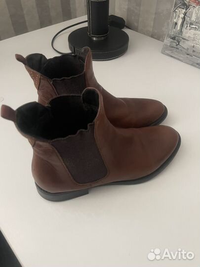 Ботинки женские кожаные no name