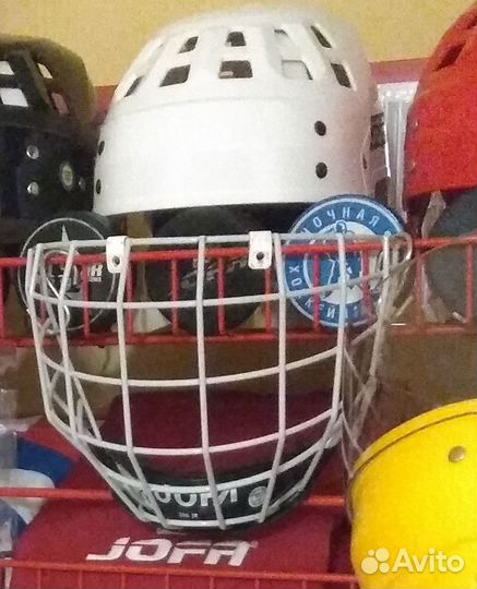 Jofa - шлем, маска, свитер, налокотники jofa
