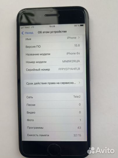 iPhone 6S, 32 ГБ