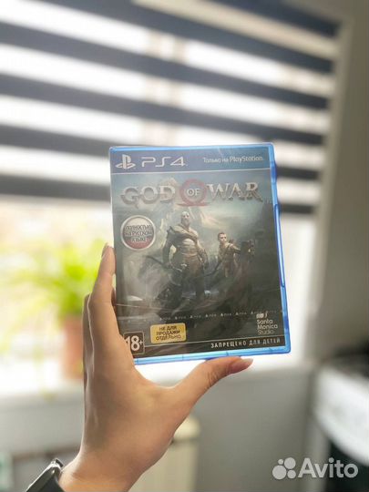 Диски на ps4 God Of War новый