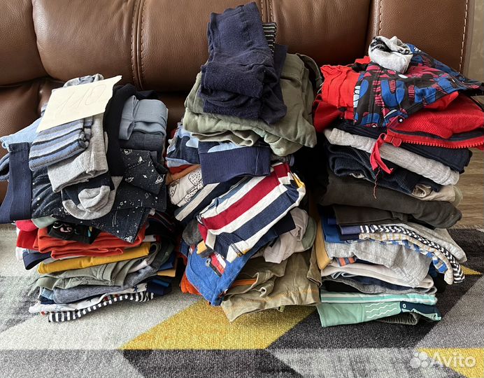 Вещи пакетом для мальчика 86-128