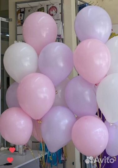Воздушный и гелевые шары