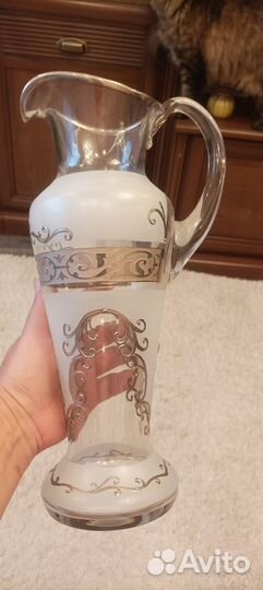 Набор для напитков богемское стекло