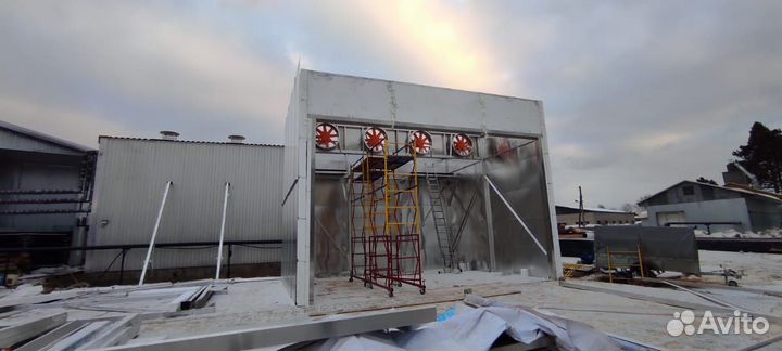 Сушильная камера древесины - 50 куб.м загрузка