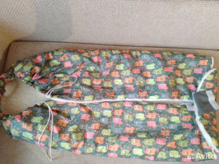 Конверт зимний из овчины