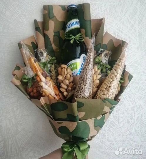 Мужские букеты съедобные