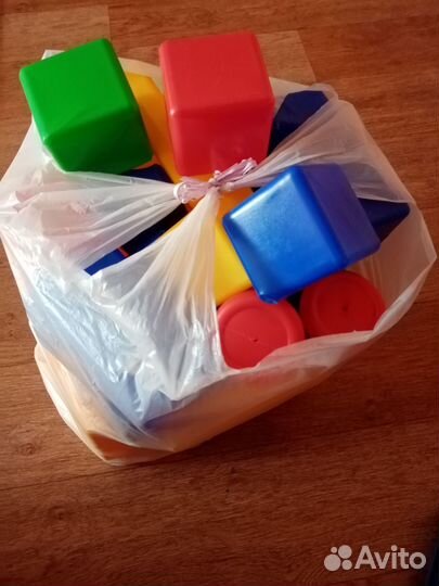 Набор кубиков б/у пакет