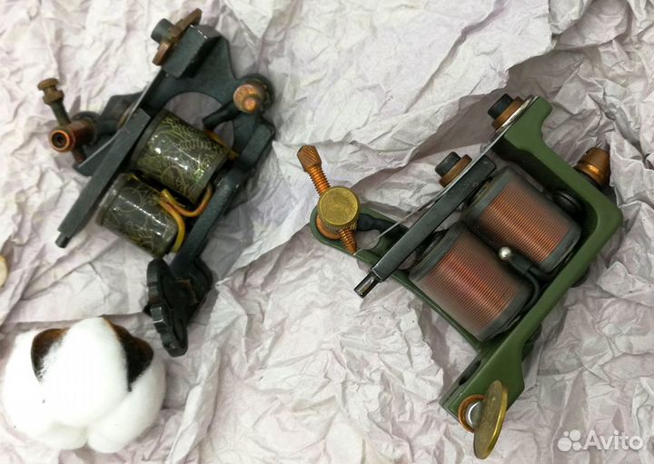 Тату машинки (лайнер+шейдер), допы - комплект