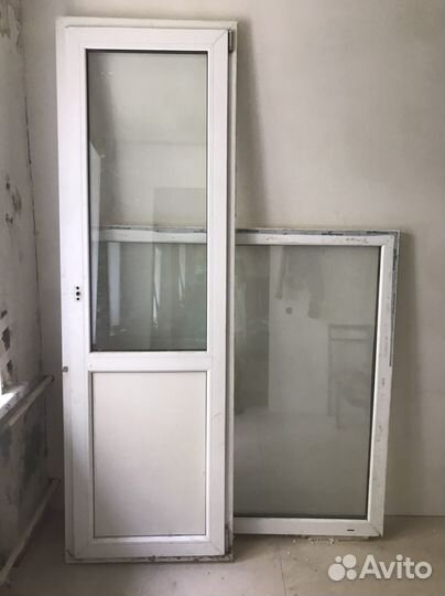 Балконная дверь с окном бу
