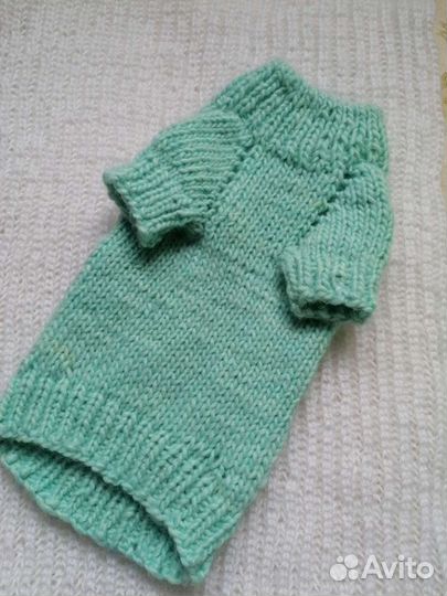 Вязаный комбинезон для животных