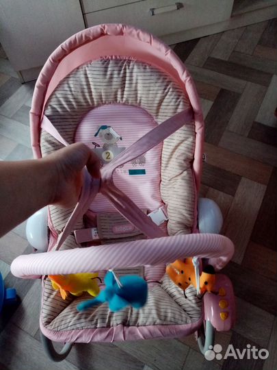 Детские качели шезлонг