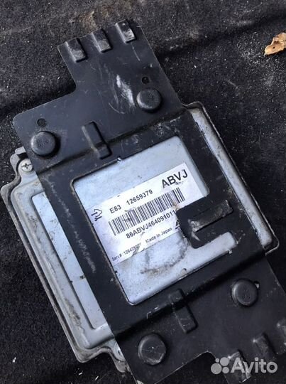 Эбу двигателя Chevrolet Aveo T300