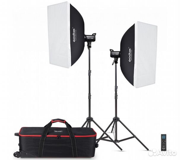 Комплект постоянного света Godox SL100Bi-K2 светод