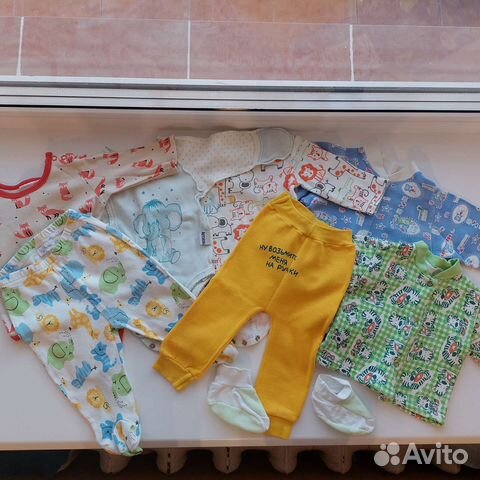 Одежда на мальчика пакетом, р. 62-68