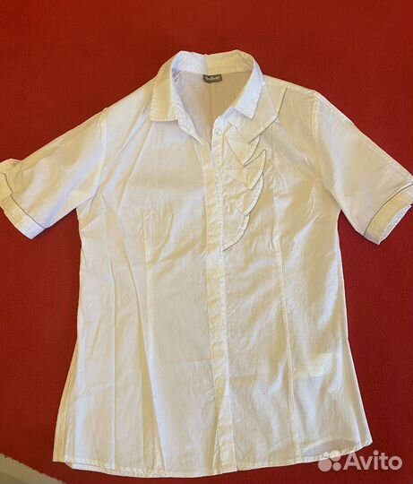 Белая рубашка gulliver