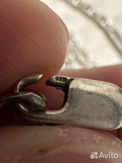 Цепь и браслет серебро комплект