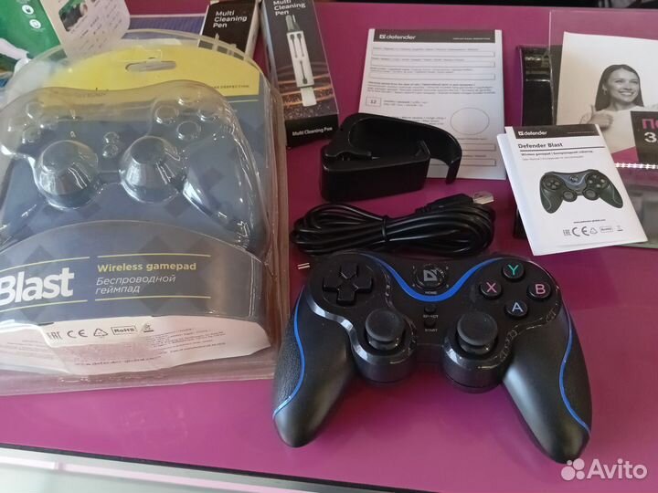 Геймпад беспроводной/проводной Defender Blast