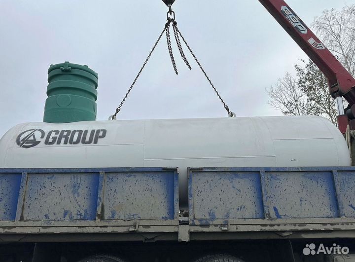 Газгольдер с установкой