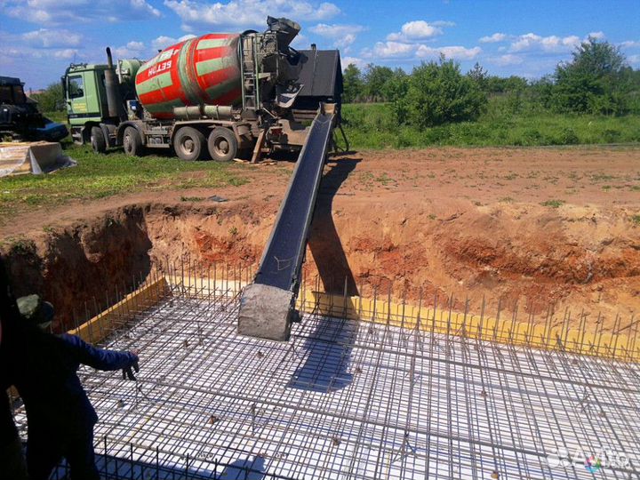 Бетон М350 B25W10F200 на гранитном щебне