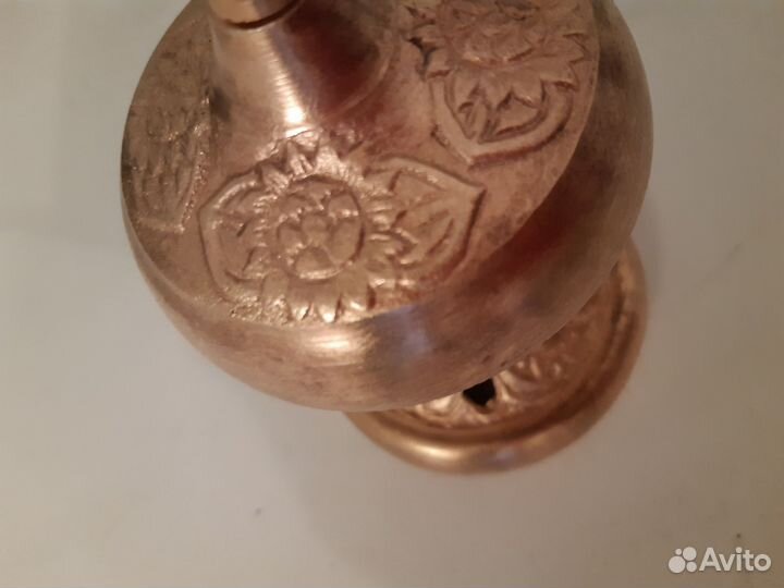 Звонок барный настольный медный