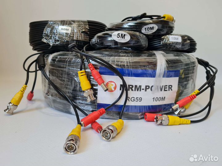 Видеонаблюдение кабель КВК-П-2х0,50комбинированный