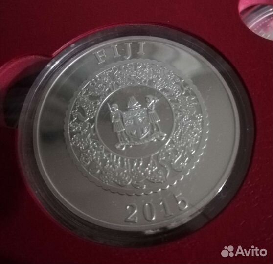 Серебряная Монета Фиджи год Козы