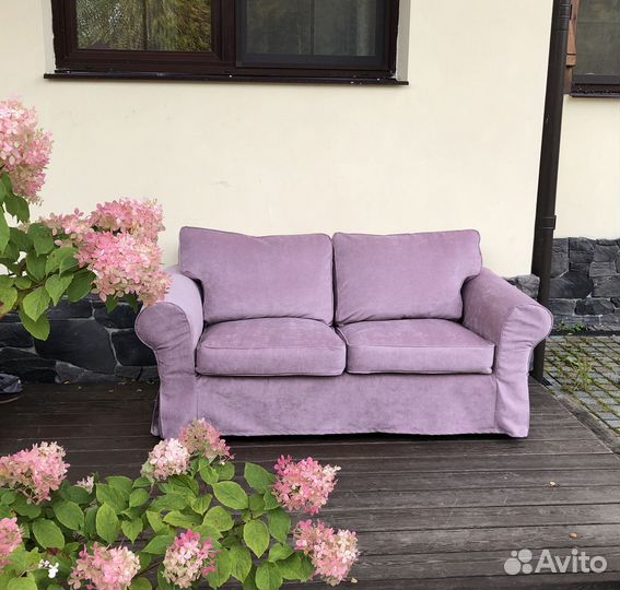 Чехол для 2х местного дивана-кровати экторп(икеа)