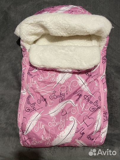 Конверт на выписку для девочки зима