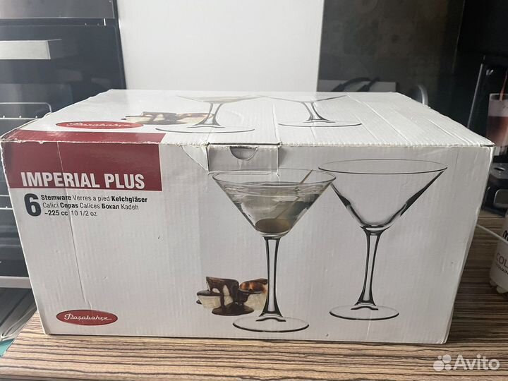 Фужеры для мартини и коктейлей