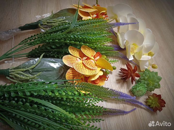 Искусственные цвет новые орхидея лаванда роза