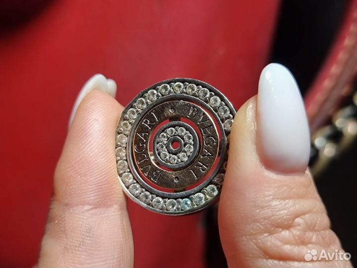 Серьги и кольцо bvlgari
