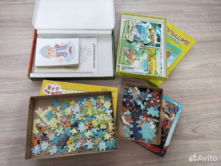Настольные игры и пазлы для детей