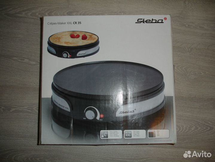 Электрическая блинница Steba CR35 XXL (новая)