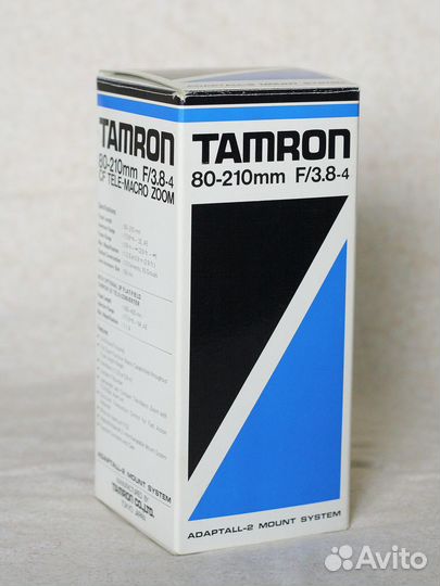 Объектив Tamron CF tele macro bbar MC 80-210mm 1:3