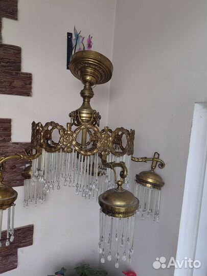 Люстра бронза