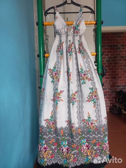 Платье сарафан 42 44 хлопковое