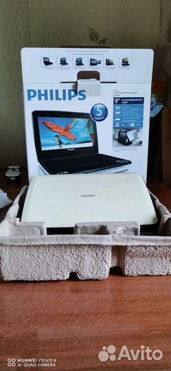 Переносной DVD плеер philips