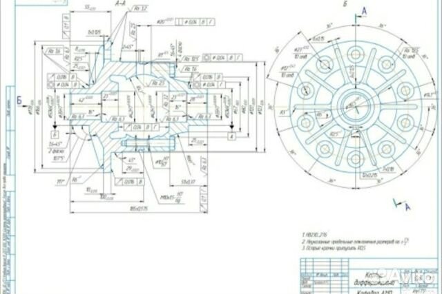 Разработка чертежей Компас 3D