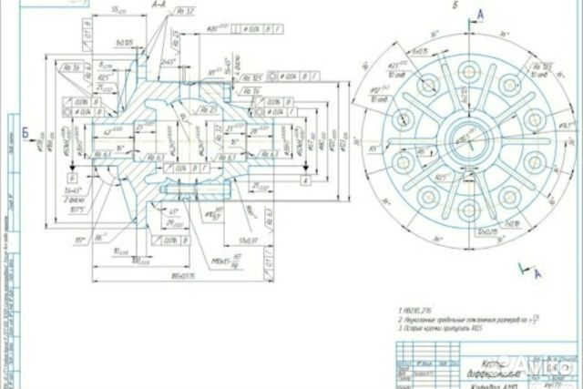 Разработка чертежей Компас 3D