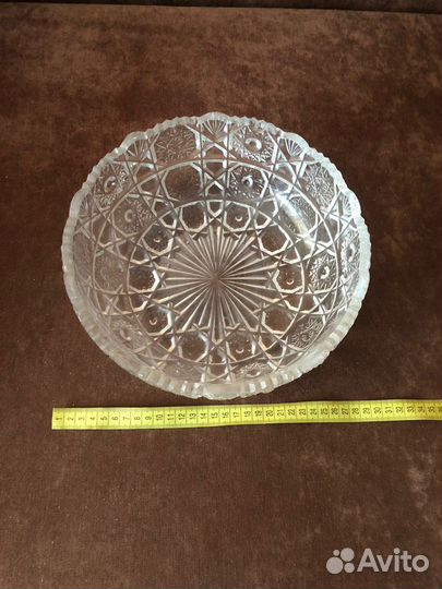 Конфетница хрусталь СССР