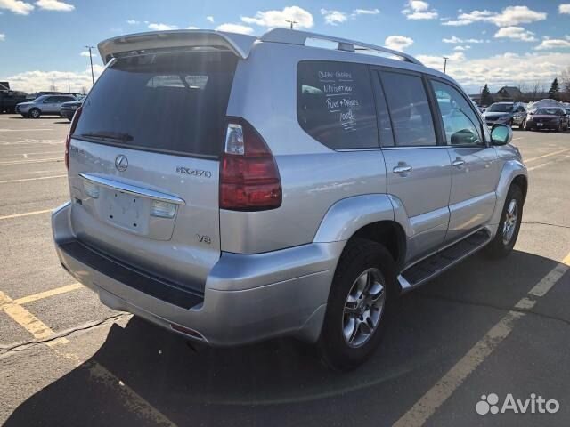 Спойлер Lexus GX470 верхний серебро