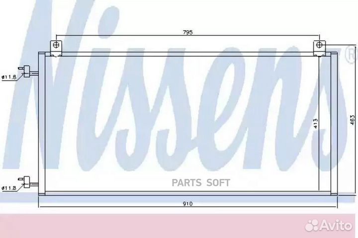 Радиатор кондиционера cadillac escalade (1999) 5.7