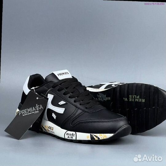 Кроссовки Premiata Black (Арт.65037)