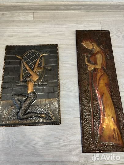 Картина медная чеканка