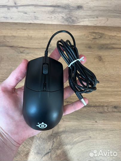 Игровая мышь проводная steelseries rival 3 + коври