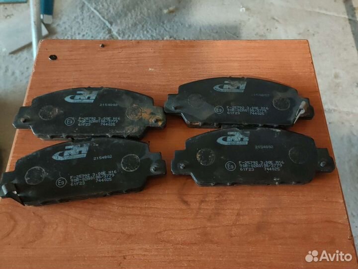 Тормозные колодки honda accord 9