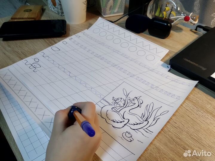 Подготовка к школе, занятия с детьми 4-8 лет